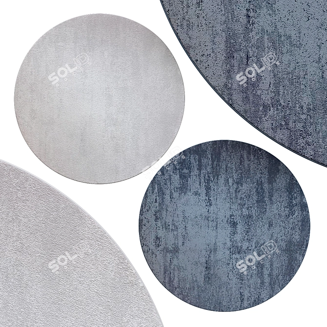 Elegant Circle Rugs | No. 120 3D model image 1