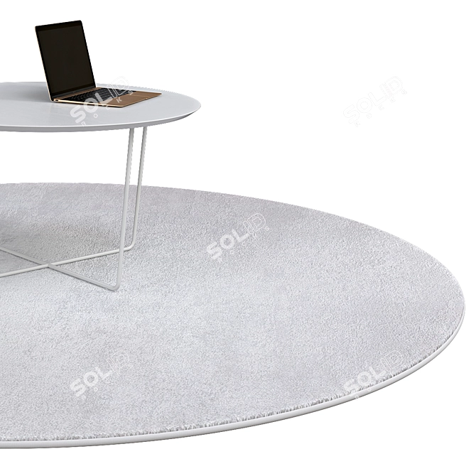 Elegant Circle Rugs | No. 120 3D model image 2