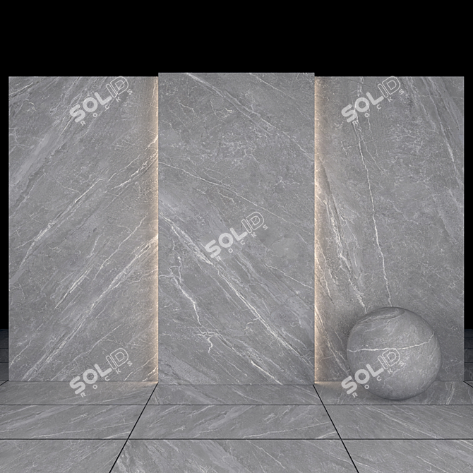 Gray Stone 04: High-quality Texture Set with Multiple Maps 3D model image 2