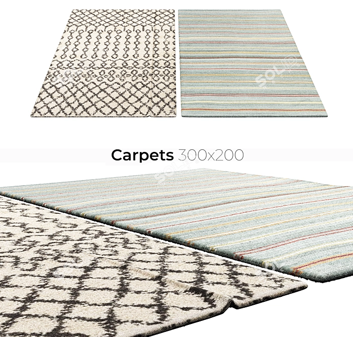 Luxury Interior Carpets 3D model image 1