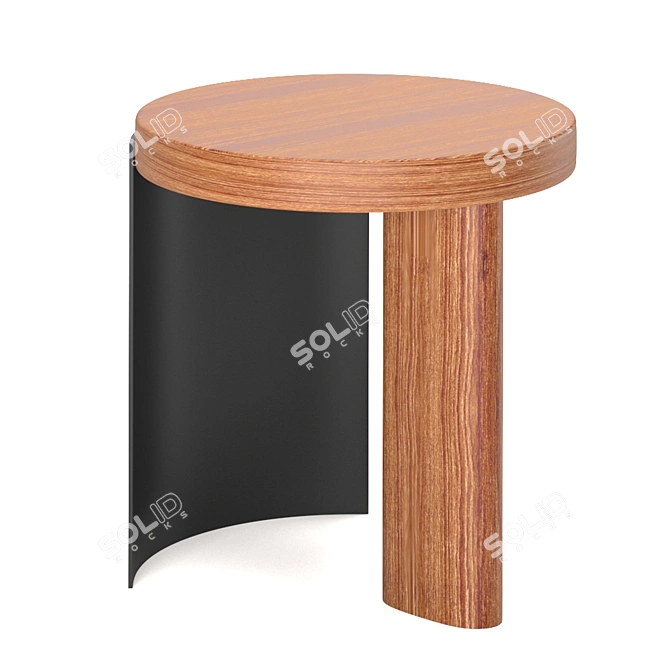 Cassina: Stylish Bedside Table 3D model image 3