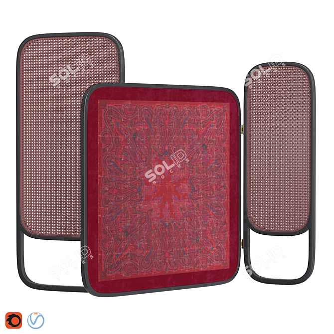 ETRO Timgad Screen Divider 3D model image 1