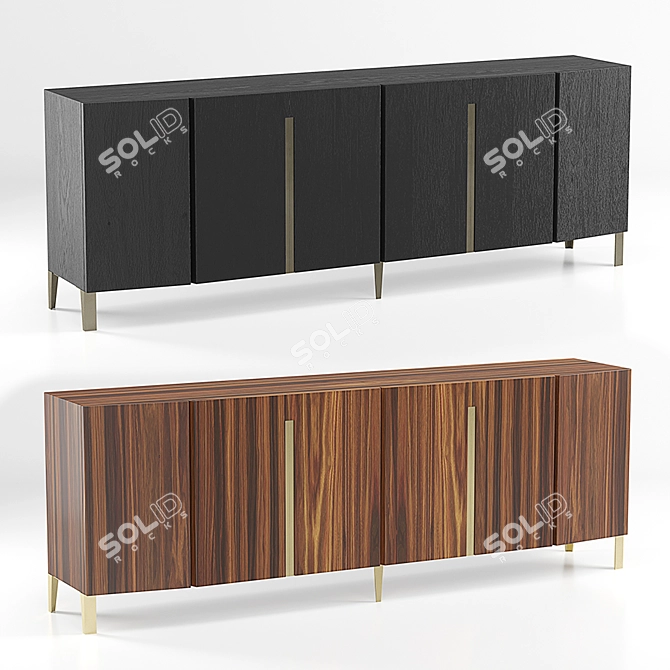 Elegante Garbo Sideboard 3D model image 1