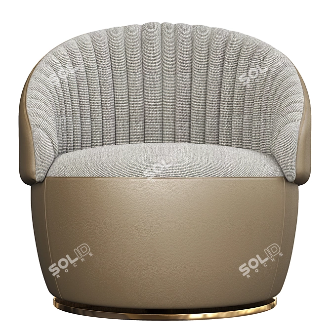 Contemporary Consonance Armchair 3D model image 2