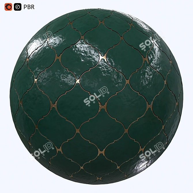 Seamless Ceramic Tile: 4K Resolution 3D model image 5