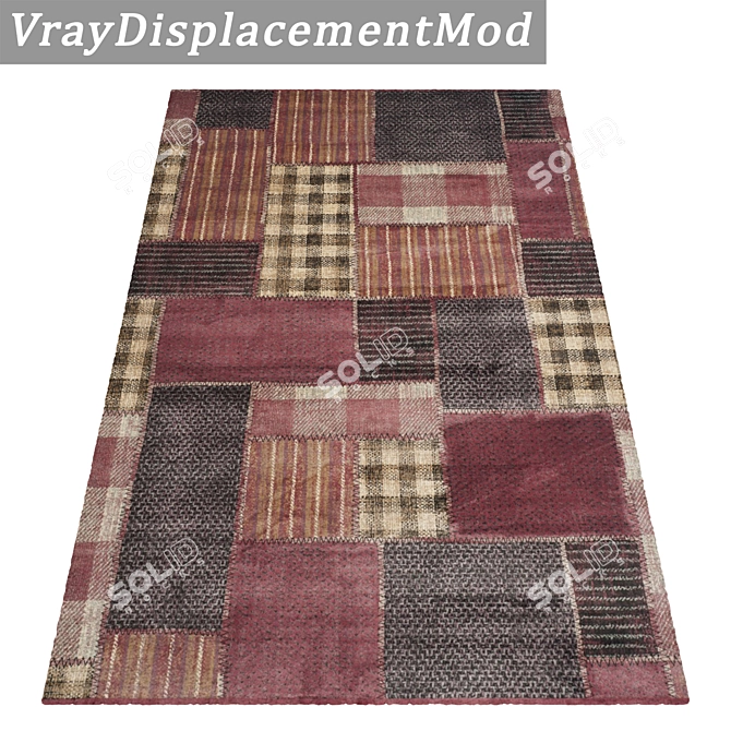 Luxury Rug Set 2154 3D model image 3