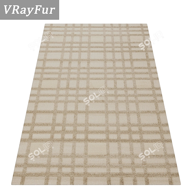 Luxury Carpet Set: High-Quality Textures for Stunning Renders 3D model image 2