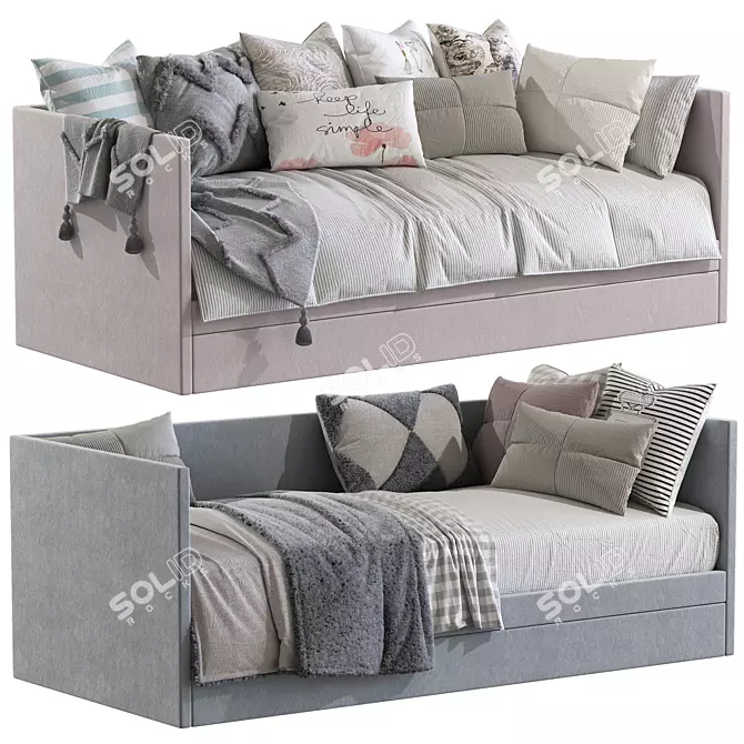 Stylish Bert Sofa Bed 2 3D model image 1