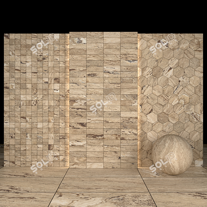 Ancient Classic Stone Collection 3D model image 3