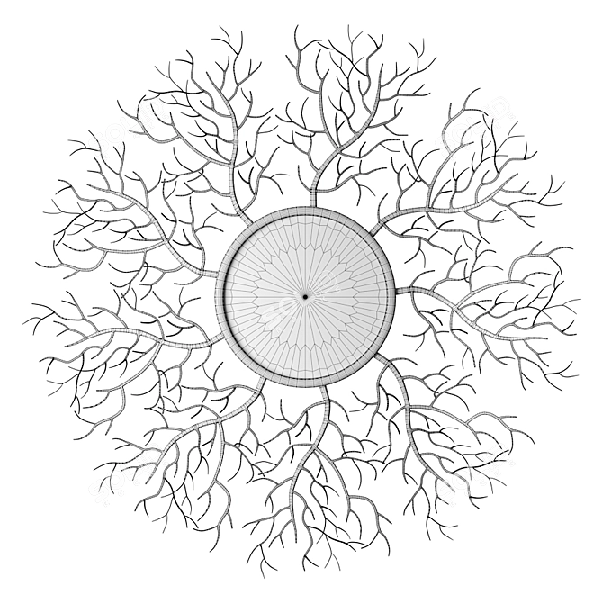 Stain World Mirror: Timeless Elegance 3D model image 2