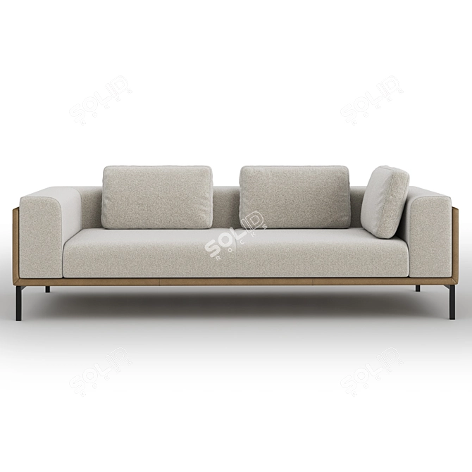 Elegant Slettvoll Zofi Sofa 3D model image 1