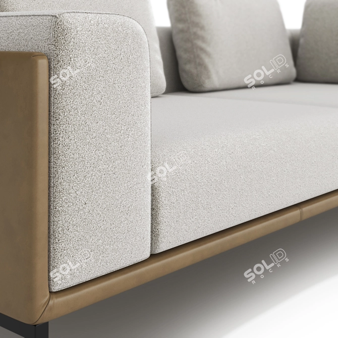 Elegant Slettvoll Zofi Sofa 3D model image 4