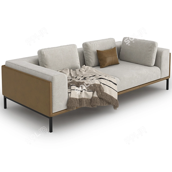 Elegant Slettvoll Zofi Sofa 3D model image 11