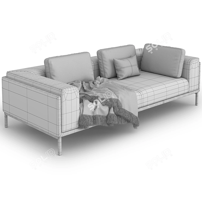 Elegant Slettvoll Zofi Sofa 3D model image 14