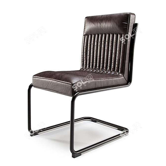 Contemporary Dining Chair Vid 3D model image 6