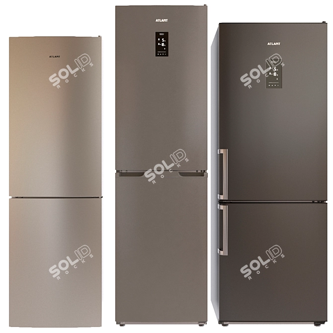 Atlant Refrigerator Set 3D model image 2