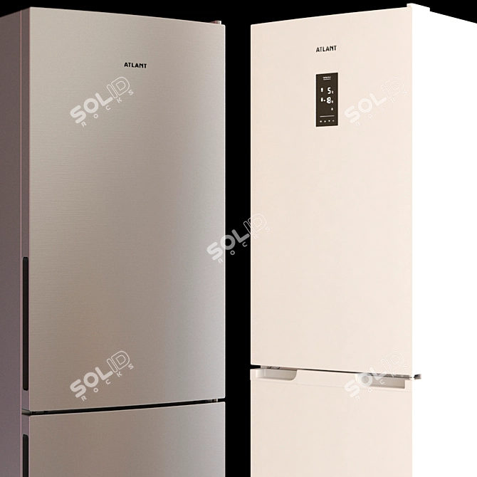 Atlant Refrigerator Set 3D model image 4