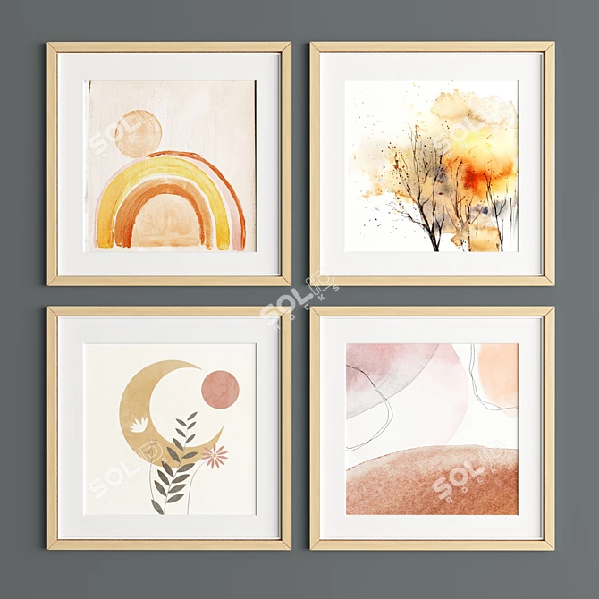 Modern Art Frame Collection 

47 Frame Material Options
50x50cm Size, 3Dmax & Corona File 
Exported in 3D model image 3