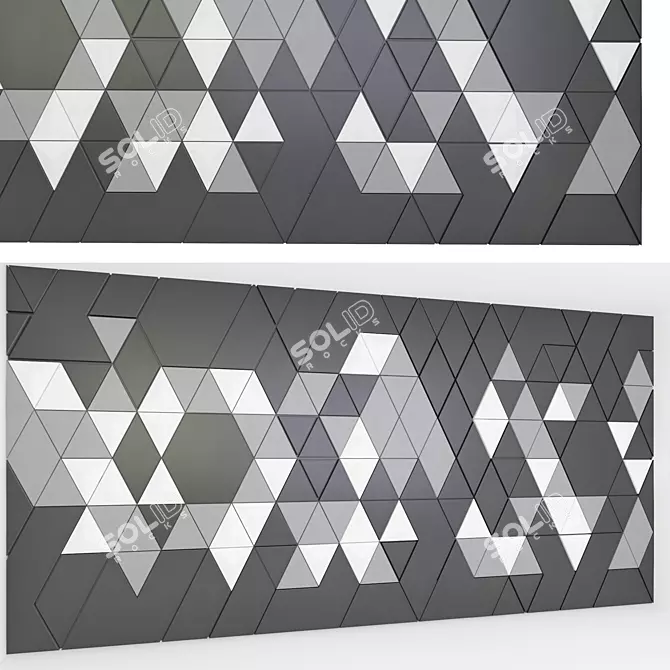 Composite Wall Panel 8000x4000mm 3D model image 1