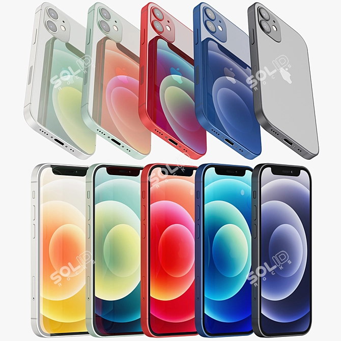 Ultimate iPhone 12 mini Collection 3D model image 2