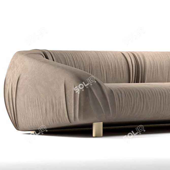 Baxter Fold Sofa: Comfort in Style! 3D model image 3