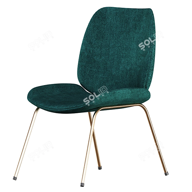 Elegant Luxury Chair 3D model image 3