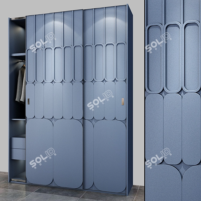 Sleek Storage Solution: Cabinet 029 3D model image 3