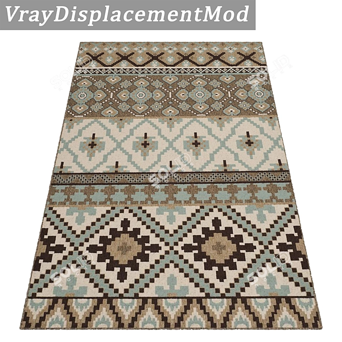 Title: Luxury Texture Carpets Set 3D model image 3