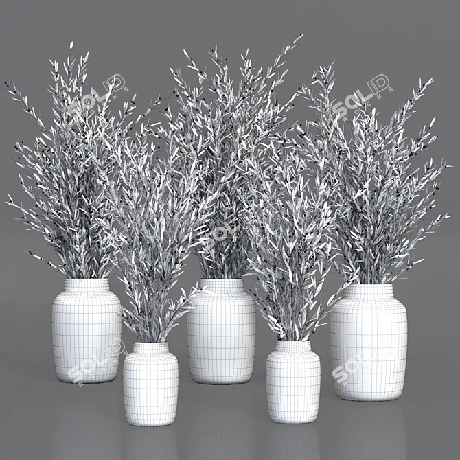 Oliv Collection Plant: 3D Model 3D model image 4