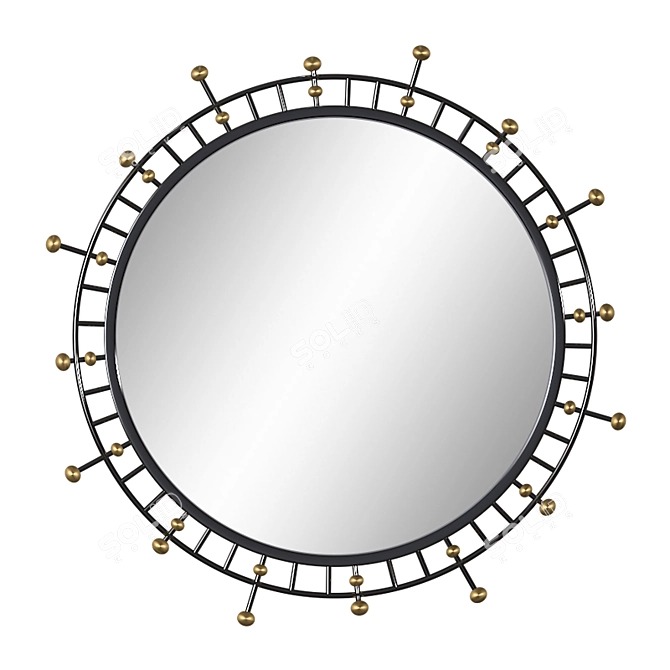 Elegant Arteriors Colleen Mirror 3D model image 1