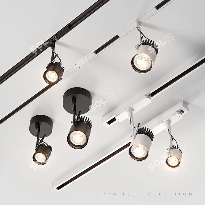 Illuminate your space with AQForm's Pro Led Collection 3D model image 1