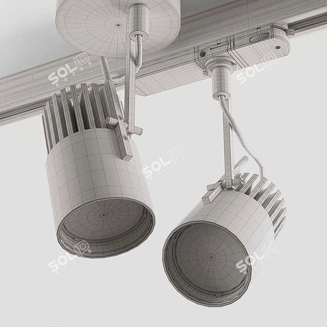 Illuminate your space with AQForm's Pro Led Collection 3D model image 8