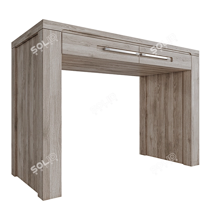 Stylish Stromberg Table: 1100x770x500mm 3D model image 1
