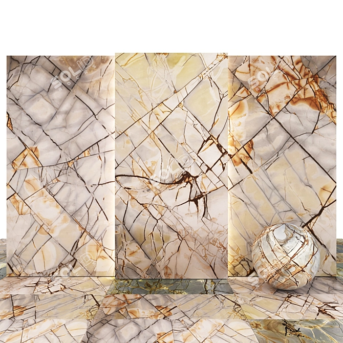 Roma Quartzite: Stunning, Versatile, High-Quality 3D model image 2