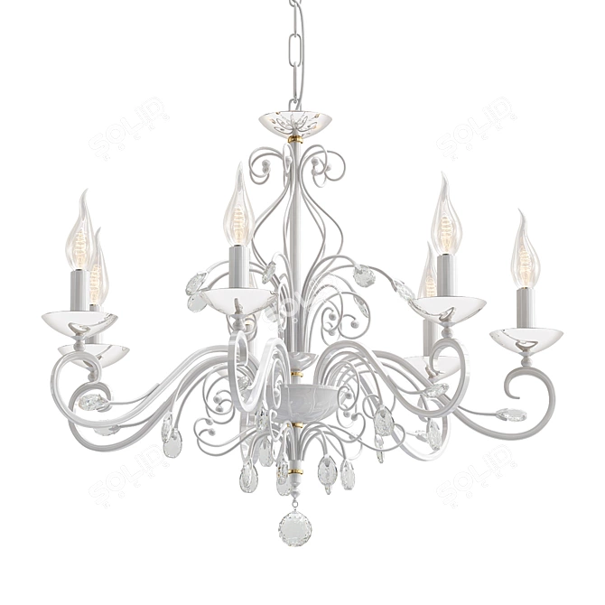 Magali Chandelier: Elegant Lighting Marvel 3D model image 1