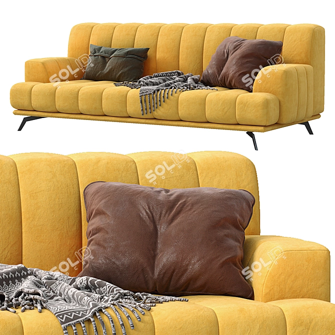 Elegant Chloe Sofa - Papadatos 3D model image 3