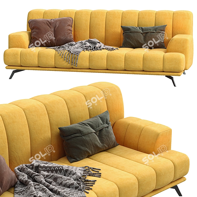 Elegant Chloe Sofa - Papadatos 3D model image 4