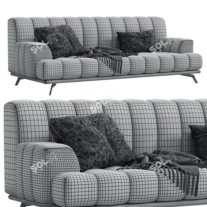 Elegant Chloe Sofa - Papadatos 3D model image 5