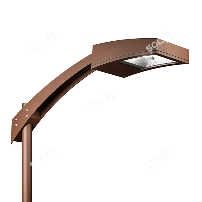 SQUADRA Street Luminaire - Innovative Lighting Solution 3D model image 6