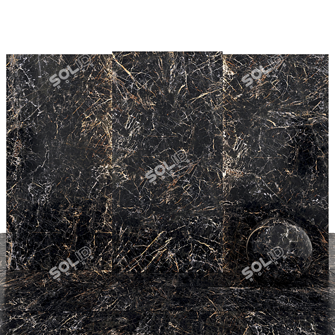 Elegant Saint Laurent Marble Collection 3D model image 2