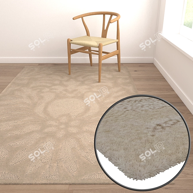 Title: Luxury Carpet Set 3D model image 5
