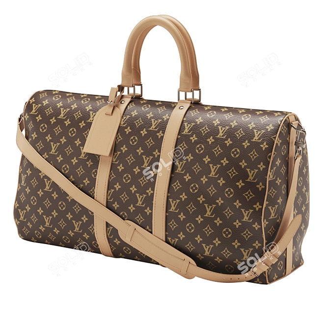 Louis Vuitton Monogram Duffle Bag 3D model image 1