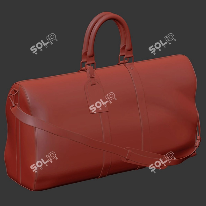 Louis Vuitton Monogram Duffle Bag 3D model image 3