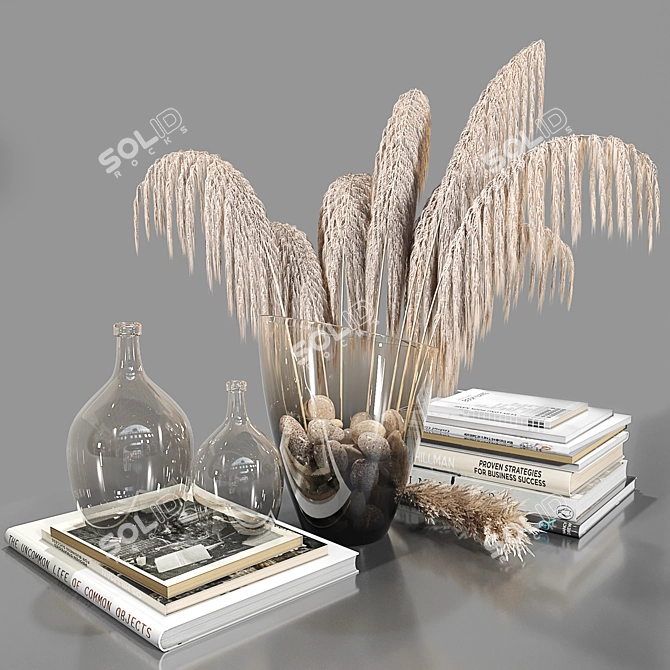 Elegant Dry Decor: 3ds Max 2012+ Corona+ Obj 3D model image 3