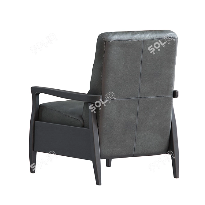 Luxury Marlin Pushback Recliner 3D model image 3