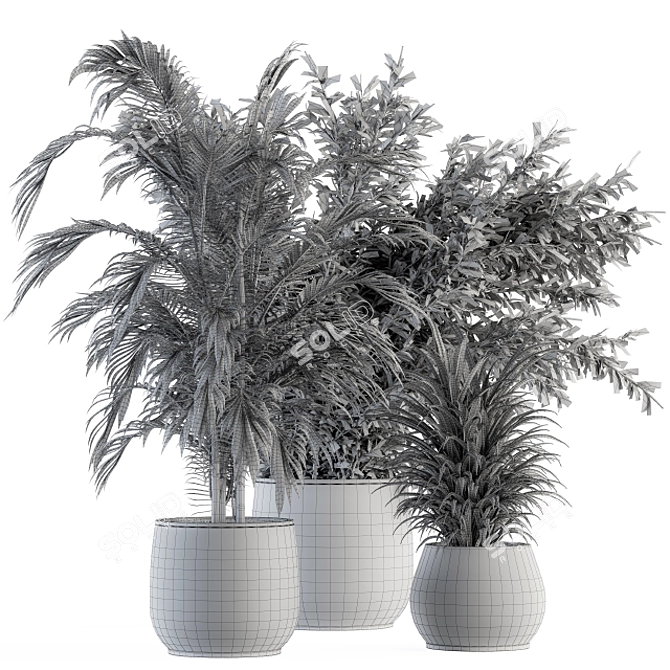 Tropical Oasis: Indoor Plant Set 112 3D model image 4