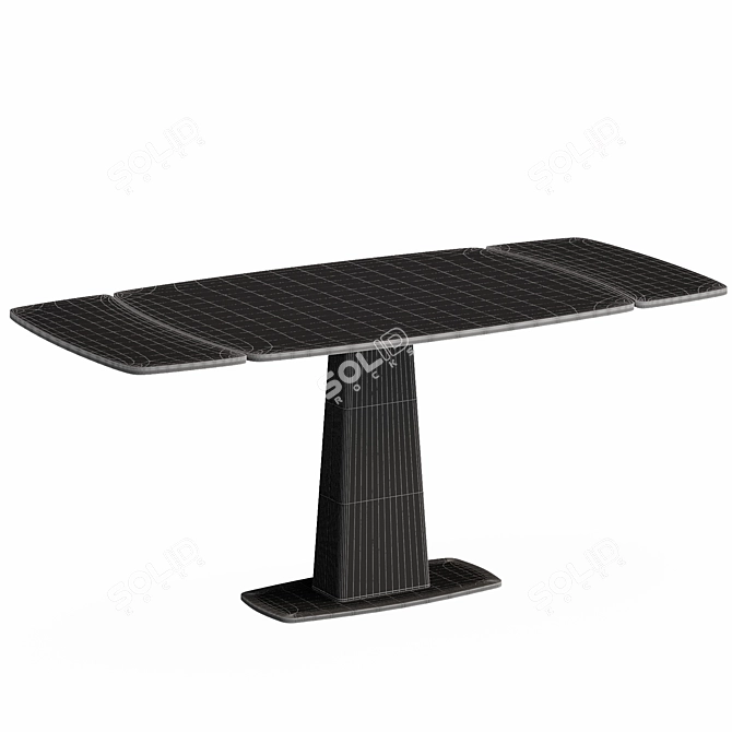 Modern Extendable Colombo Table 3D model image 3