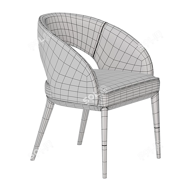  Stylish Side Chair: Vision Collection 3D model image 5