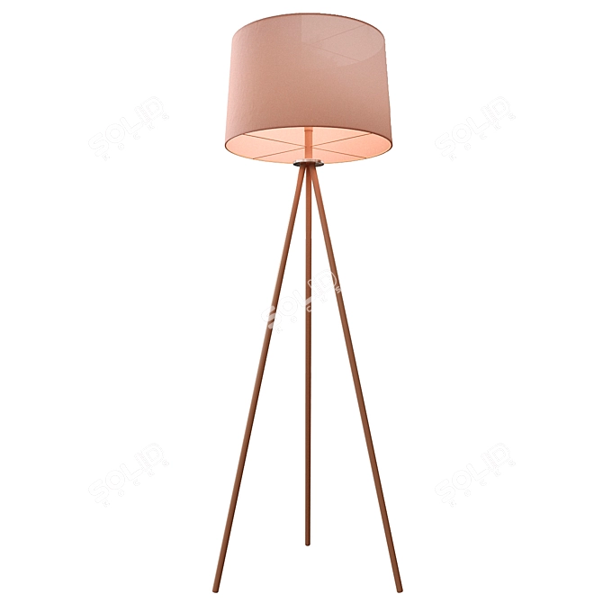 Elegant Freya Bonita Floor Lamp 3D model image 3