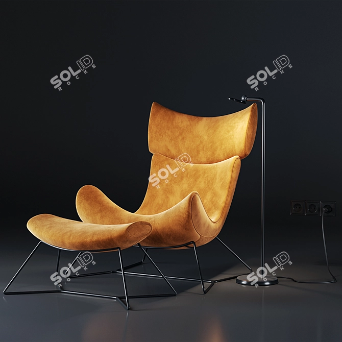 Modern Comfort: Minotti Single Sofa 3D model image 2